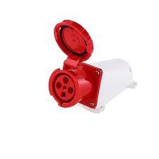 industrial socket 63a 5pin wall type